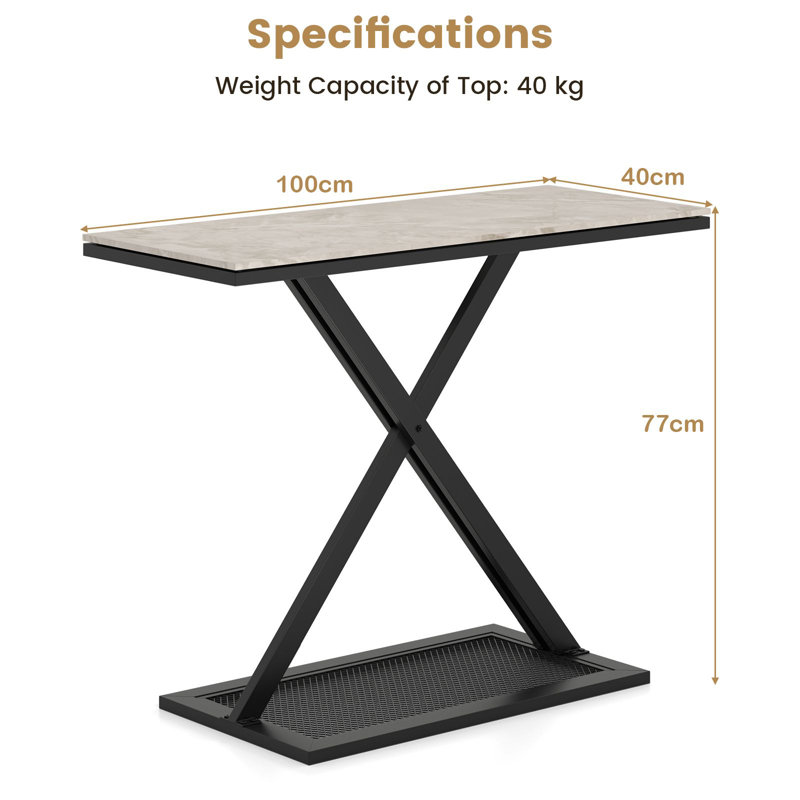 100cm Console Table