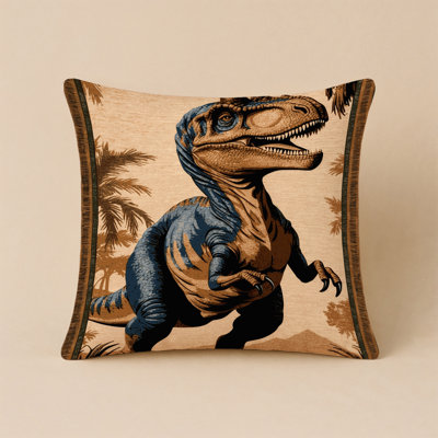 Dinosaurs Indoor and Outdoor Throw Pillow