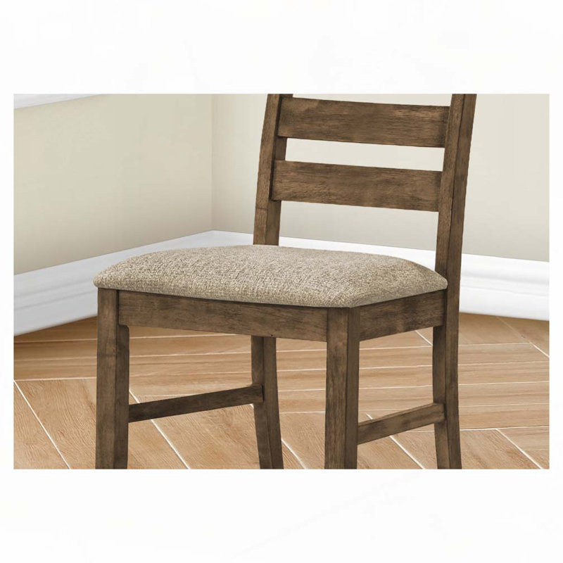 Chaise rembourrée, Brun