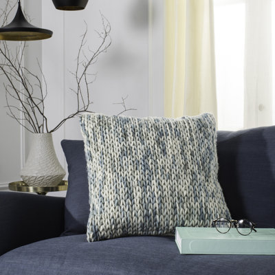 Flint Wool Throw Pillow