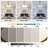 Aadvik 42" Gold Modern Ceiling Fan with Lights and Remote, Quiet and Reversible Motor, Retractable Fandelier-5121140-5121142