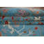 Tapis bleu All-Over Oushak 9 x 12