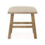 Jocelyn Upholstered Stool with Solid Wood Frame-2067406353