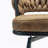 Luxurious Technical Leather Woven Bar Stools, Set Of 2 With 360 Swivel, Comfortable And Durable For Kitchen And Bar Use-672656384
