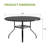 Outdoor Round Metal Dining Table-121335145-121335147