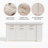 71" Kitchen Island with Storage Large Sintered Stone Kitchen Cabinet with Drawers,Modern Stationary Kitchen Prep Table Coffee Bar Cabinet for Dining Room-2070866741-2070866742