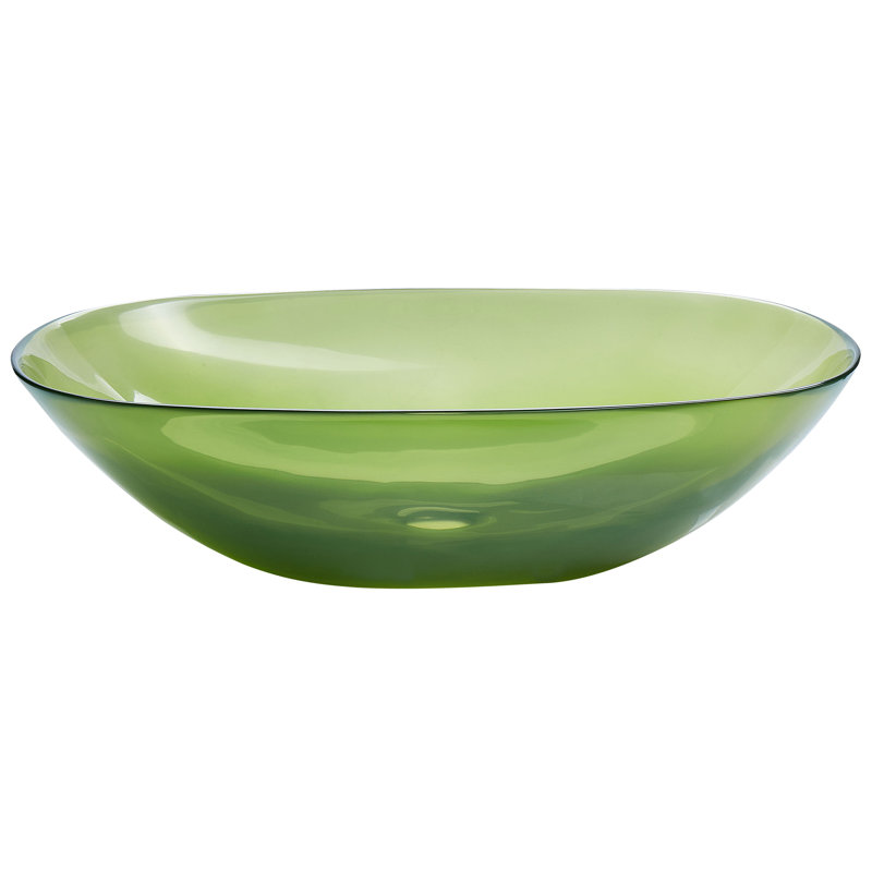 Ivy Bronx Chanoch Solid Surface Oval Sink, Green