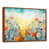 Toile avec cadre flottant brun