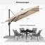 304cm Lighted Cantilever Parasol-1130303122
