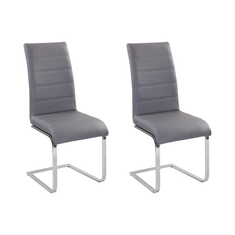 Remi 48.2cm H Upholstered Side Chair, Grey