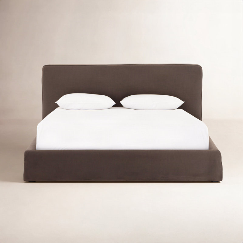 Mully Slipcover Bed-Savoy Coffee-Queen, Queen, Savoy Coffee