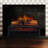 Country Living Infrared Electric Log Set Heater - Faux Logs Insert with Flickering Flames