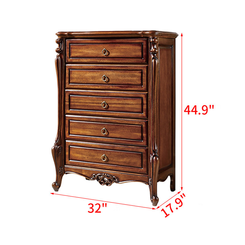 Armoire américaine en bois massif. Commode d'appoint