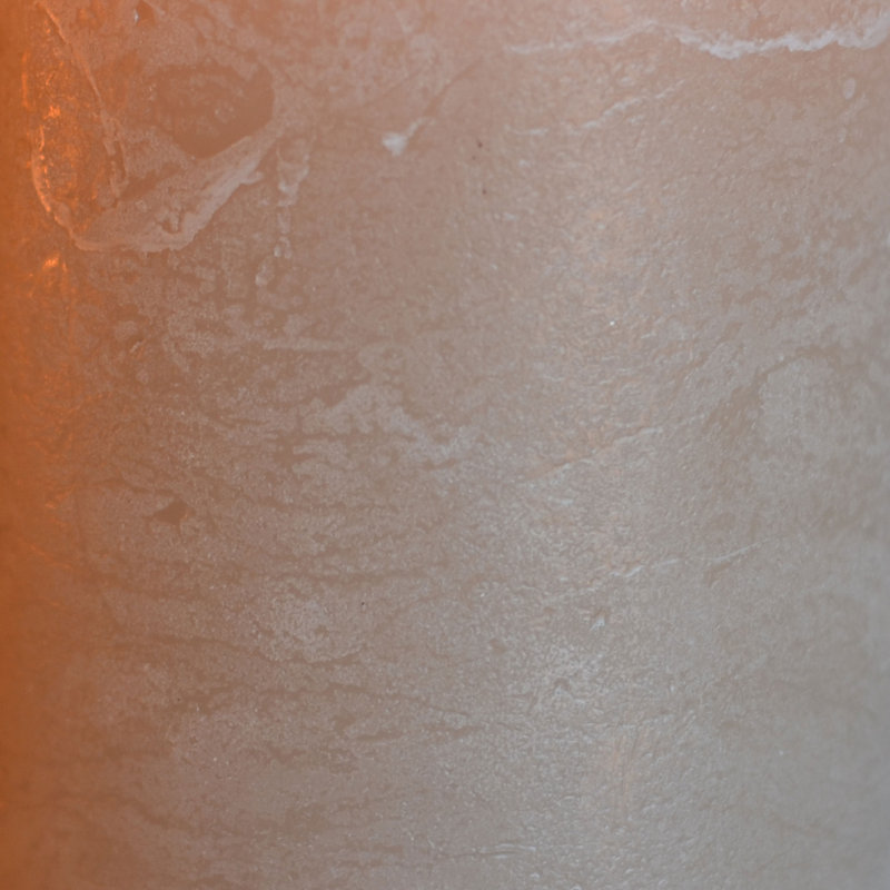 3 Piece Pillar Candle Set, Pale Beige