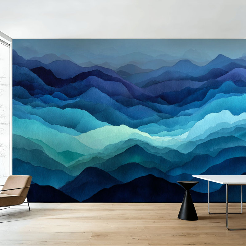 Adhésif mural amovible auto-adhésif et amovible, L 99,6 po x l 144 po
