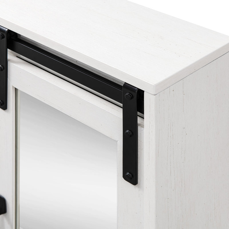 Jalia Bathroom Cabinet, Brushed White