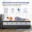 Serweet Medium Bamboo  Infused Charcoal Cooling Memory Foam Mattress -  10” & 12”-1978675638-1995953342