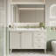 Meuble-lavabo simple de style français