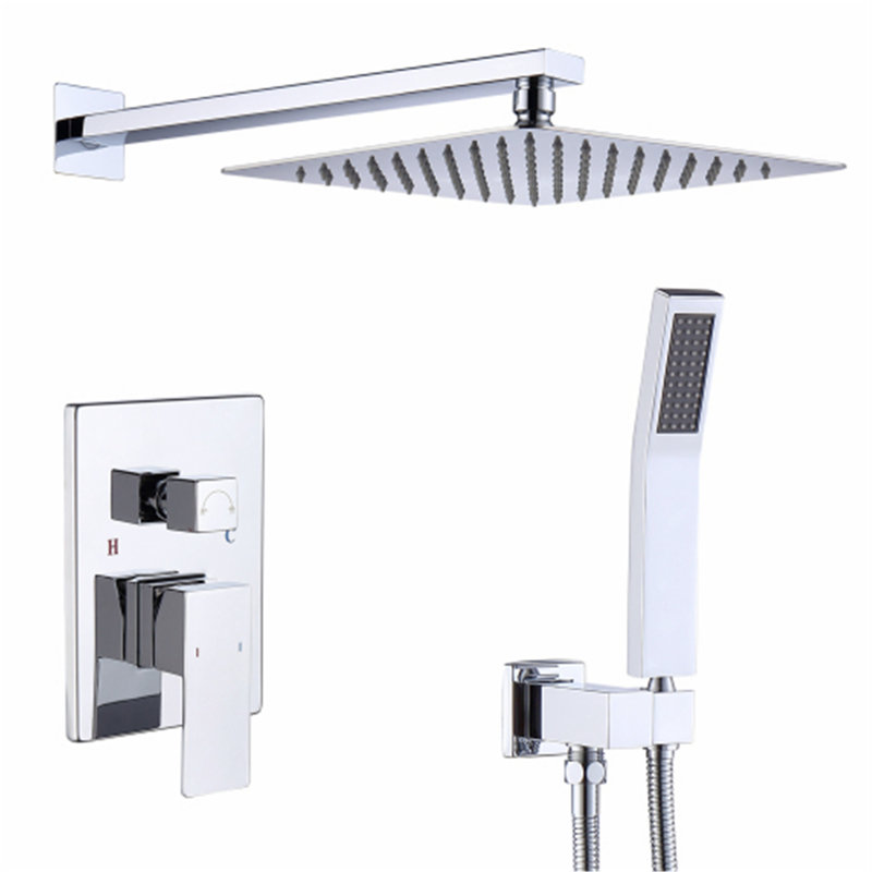 Wall Mounted Shower Only Faucet, Chrome