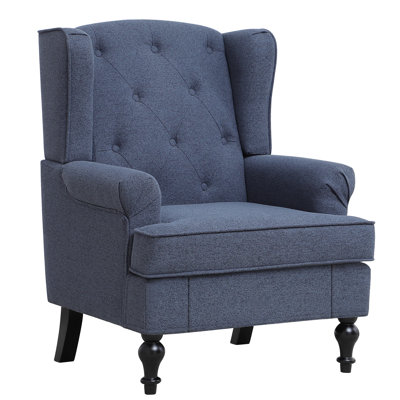 Upholsterd Wingback Armchair
