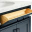 Meuble-lavabo simple en bois massif 30 po avec plateau en marbre de Carrare 1,5 po Tidworth-1028089731-1061793477