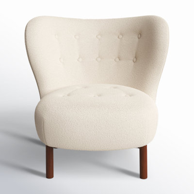 Cadwell 31.1 inches Wide Tufted Wingback Chair by AllModern