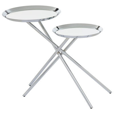 Emile Tray Top Cross Legs End Table