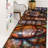 Vibrant Multi-Colored Floral Printed Non-Woven Soft Rug for a Pleasurable Indoor Décor Experience-126119489