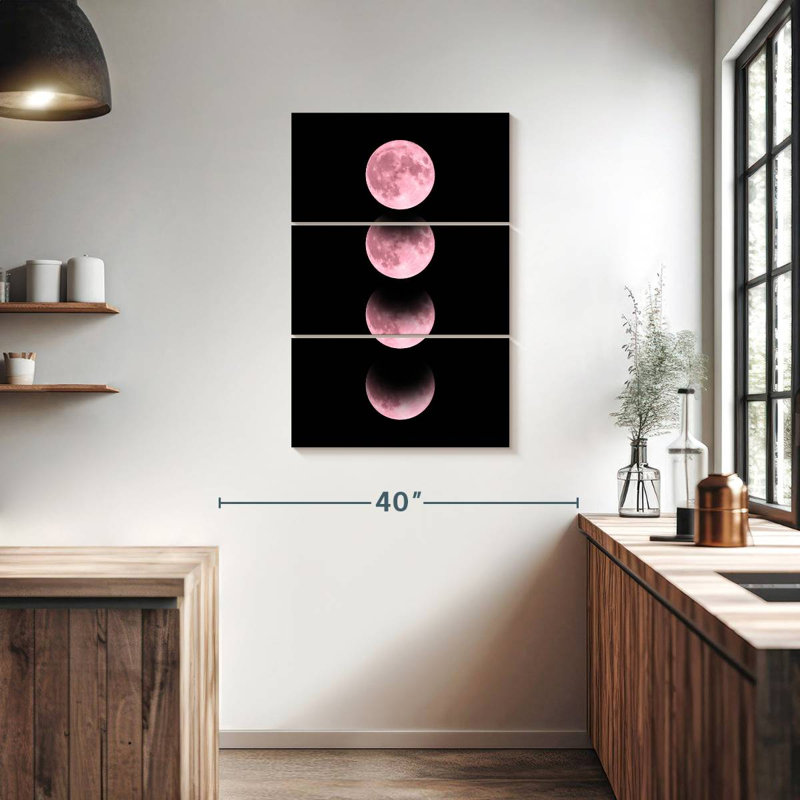 Oberle Pastel Pink Moon, 38" H x 24" W