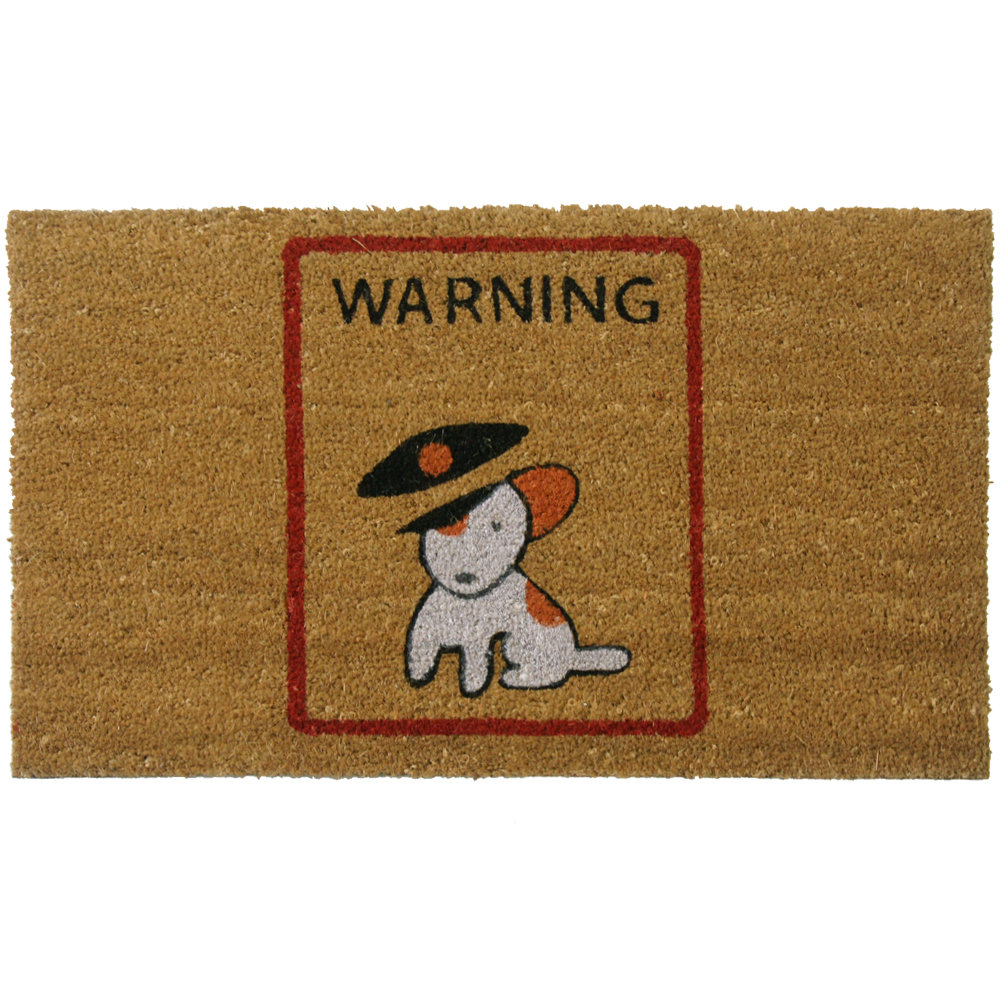 Non-Slip Outdoor Doormat Trinx