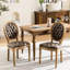 Elegant Dining Chairs With Handmade Pull-ups, Solid Wood Frame, Brown Sw1839br Chairs, Of 2, Pu Cover, Structure, High Nailhead Trim