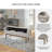Brea Polyester Upholstered Storage Bench
