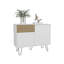 Buffet, 2 portes, 1 tiroir, 4 tablettes