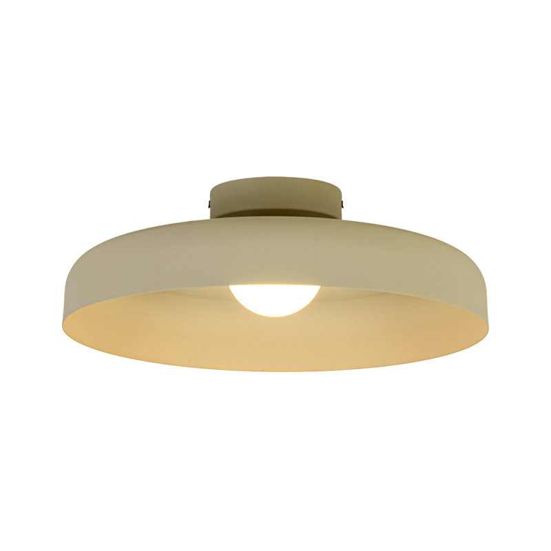 1-Light Dome LED Semi Flush Mount