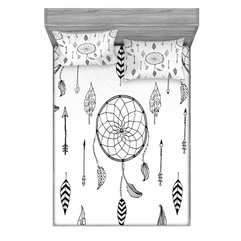 Microfiber Sheet Set, Full Sheet Set with Fitted Sheet