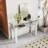 Micheline 47.2'' Glass Top Console Table-431286216