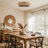 Arachne 19.7'' Farmhouse Caged Ceiling Fan with Light & Remote, Handwoven Rattan Shade, 5 LED Bulbs Included, Low Profile Ceiling Fan for Bedroom & Kitchen