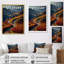 Impression sur toile «Scenic Enchanting Vineyard I - Landscape & Nature»-91293124-91293131