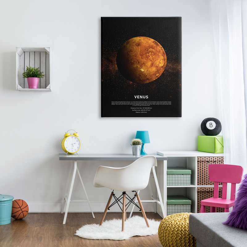 Infographie de la Voie Lactée par Venus, Toile tendue, H 48 po x l 36 po