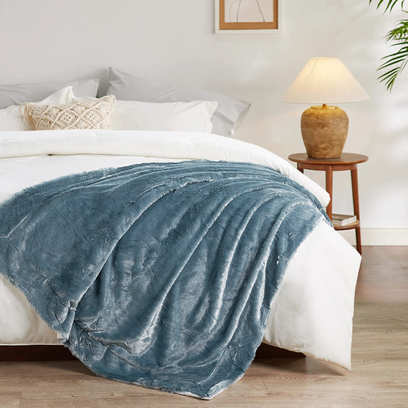 Throw Blanket, Blue