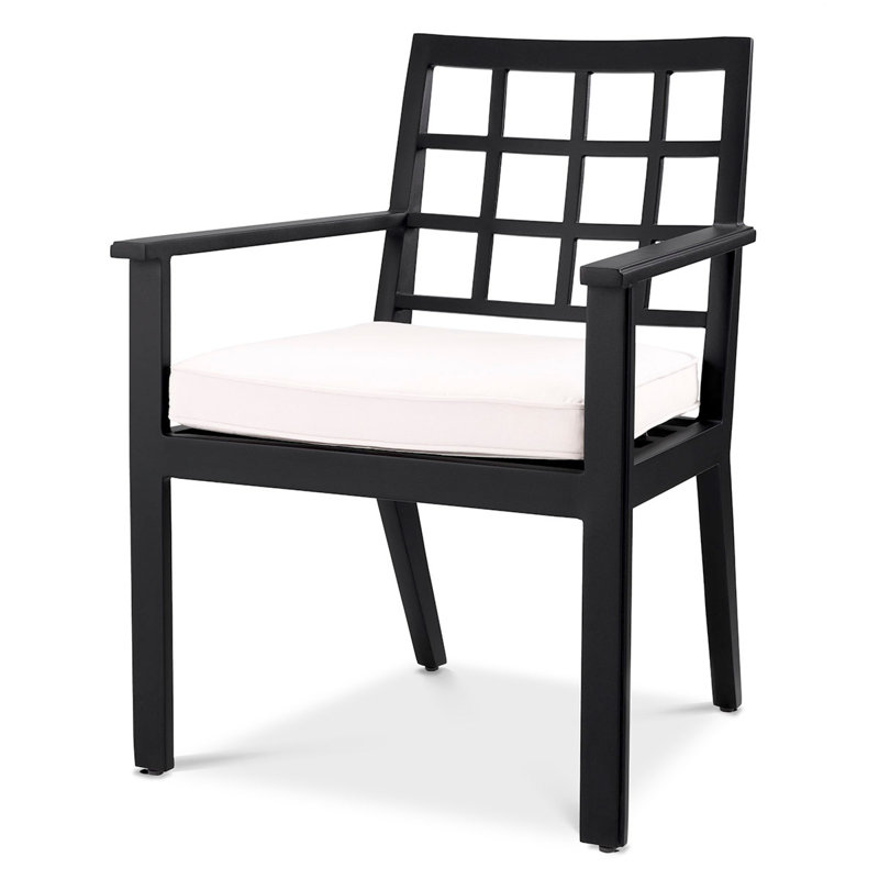 Chaise d'extérieur Cap-Ferrat, Noir