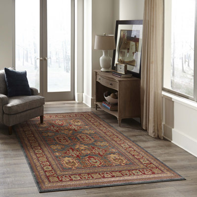 Tapis bleu Lena