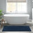 24X72" Navy 100% Cotton 3000 Gsm Reversible Bath Rug, - , Long Lasting And Feel Dense-450267727-450267723