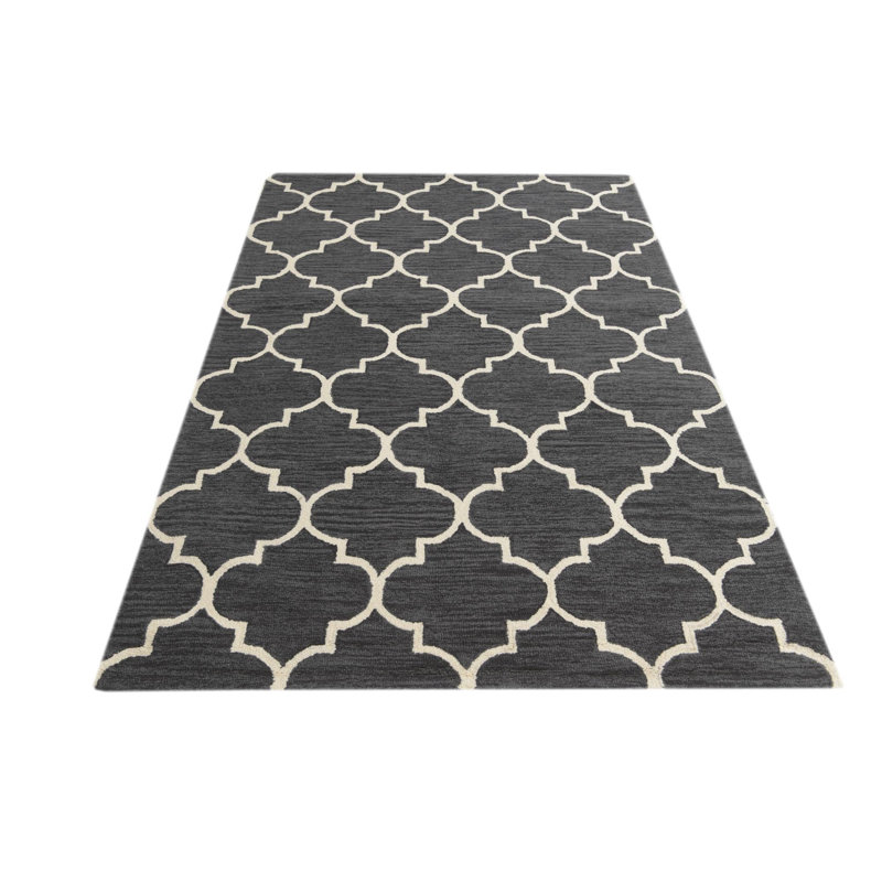 Tapis noir Otto