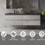 Meuble-lavabo double 72 po Dhruven
