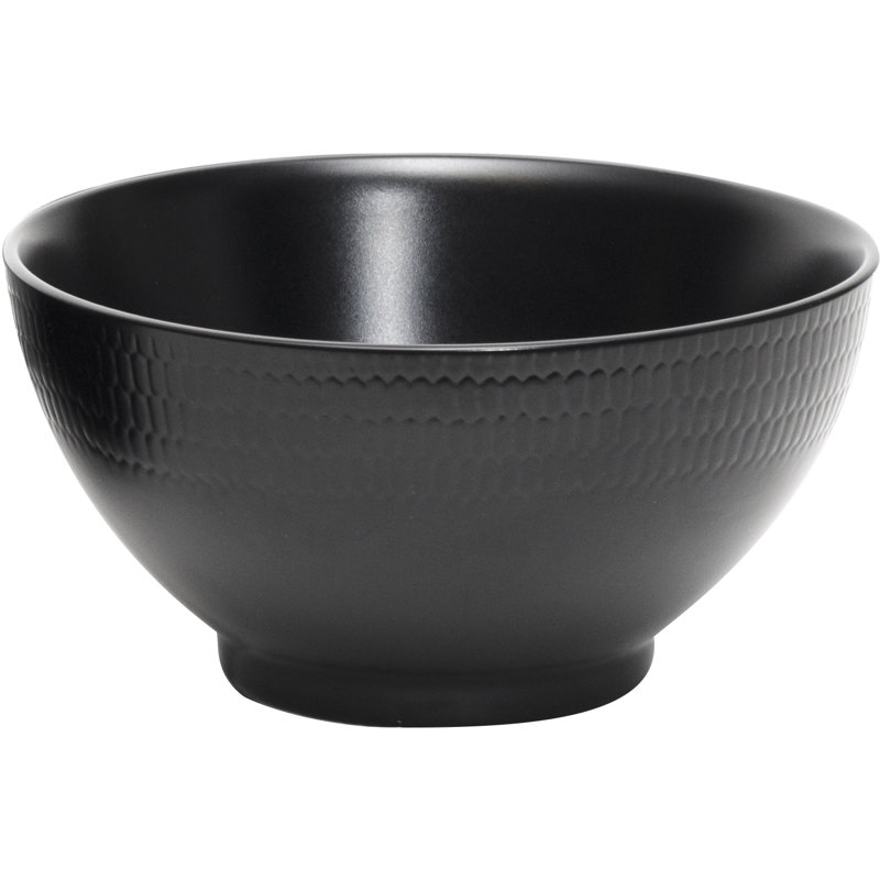 Red Vanilla 16.5 oz. Cereal Bowl, Black