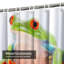 Drôle de rideau de douche avec 12 crochets Rainforest Jungle-694719655