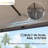 Sunjoy Roberts Outdoor Patio Steel Frame 11 x 13 ft. 2-Tier Soft Top Gazebo with Canopy Roof, Netting, and Curtains-53617786-53617788