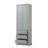 Coster Freestanding Tall Storage Bathroom Linen Cabinet With Metal Handles-668587123