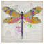 Deagen «Dragonfly on Newsprint 3», toile tendue texturée Arton-30362907